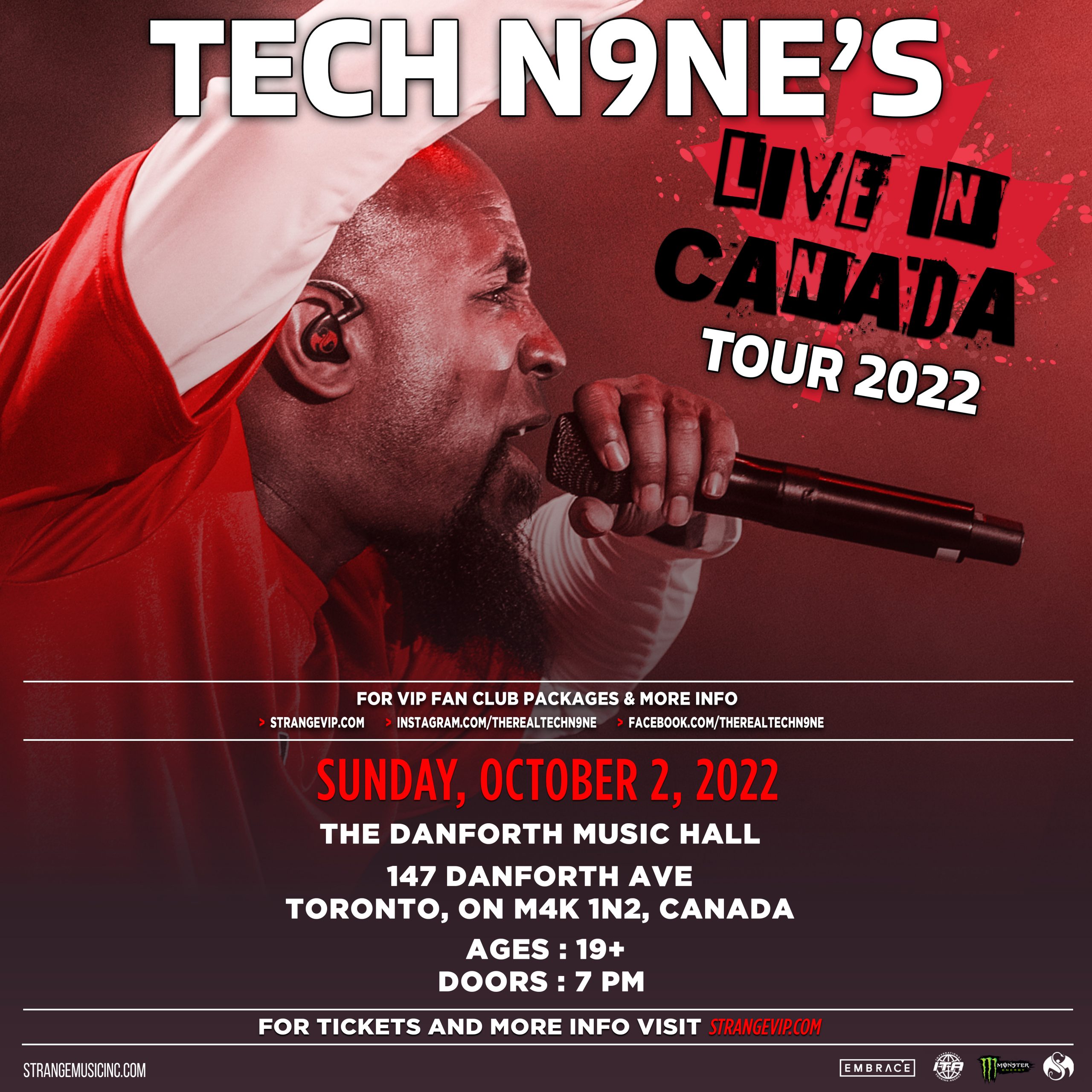 tech n9ne canada tour setlist