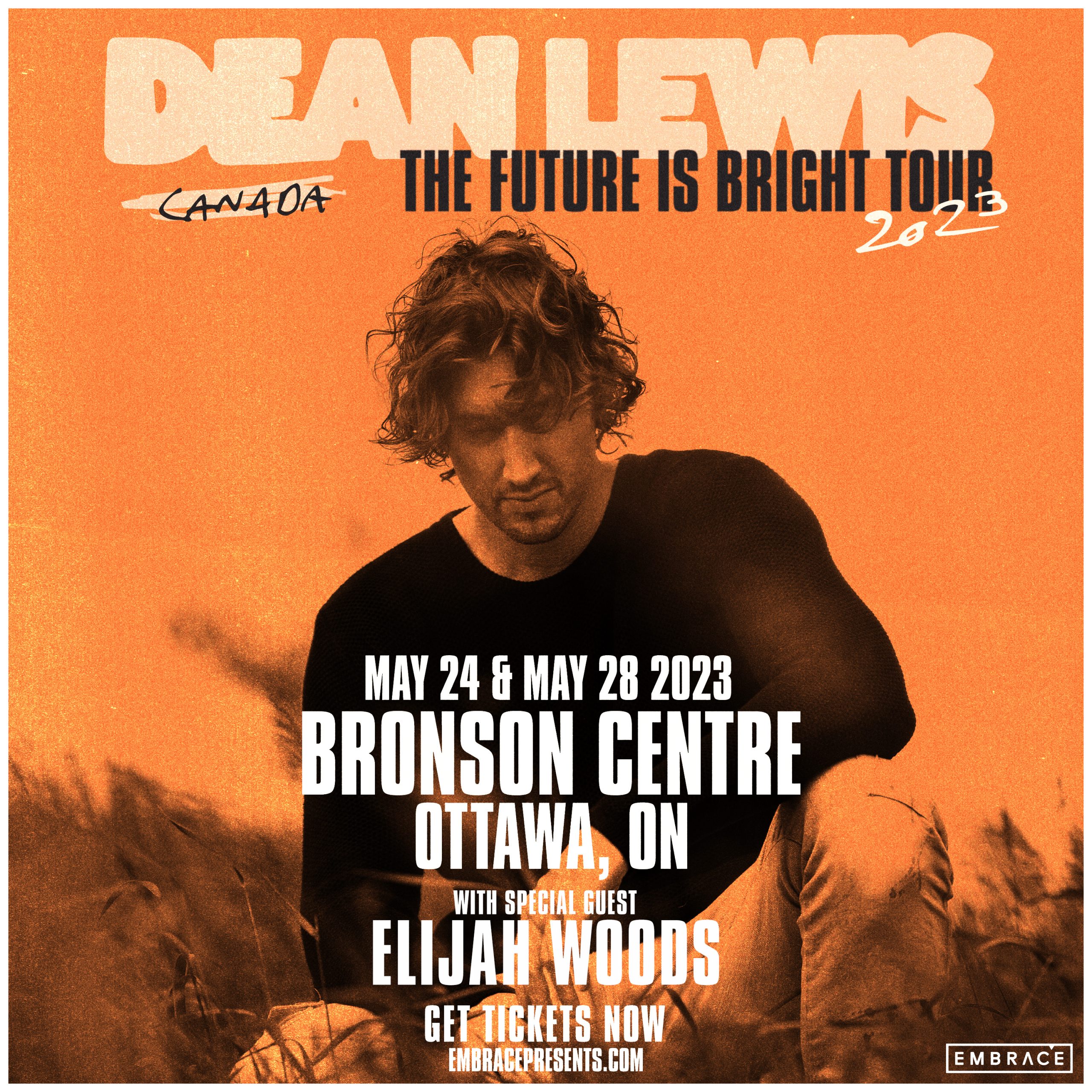 Dean Lewis The Future is Bright Tour 2023 Embrace Presents
